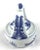 1980s Vintage Chinese Style Blue & White Tea Pot For Sale - Image 5 of 12