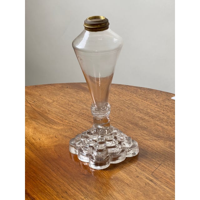 Attributed Boston & Sandwich Pressed Glass Boudoir Fluid Lamp, Circa 1850 For Sale In Boston - Image 6 of 7