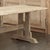 Vintage Rustic European Stripped Oak Trestle Dining Table For Sale In Dallas - Image 6 of 16