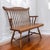 Vintage Wooden Bench – Spindle Back Bench, Classic Farmhouse Style, Elegant Seating, Rustic Home Furniture For Sale - Image 9 of 17