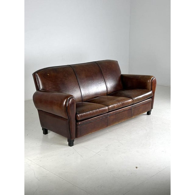Vintage Sofa in Leather For Sale - Image 13 of 13