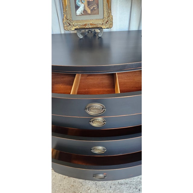 Vintage Black Dresser, Drexel, 1950's For Sale - Image 16 of 16