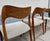 Model 71 Chairs in Walnut and Hallingdal Wool by Niels Otto Møller for J.L. Møllers, 1960s, Set of 4 For Sale - Image 9 of 14