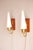 Metal Mid-Century Scandinavian Modern Wall Lamps with Teak Panels attributed to Örsjö, Set of 2 For Sale - Image 7 of 11