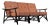 John Wisner for Ficks Reed Far Horizons Rattan Modular Sofa With End Table Set For Sale