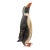 Vintage Folk Art Painted Sheet Metal Penguin Garden Statue For Sale