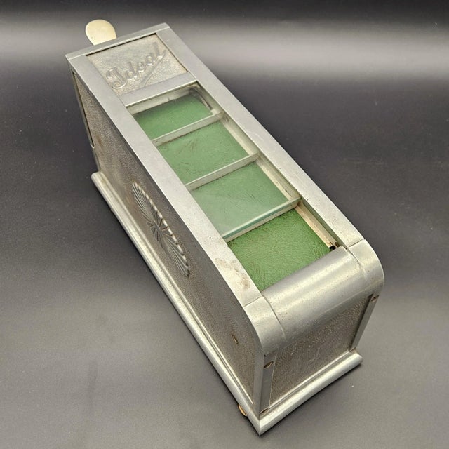 Metal Art Deco Beer Token Cash Register, 1930s For Sale - Image 7 of 14