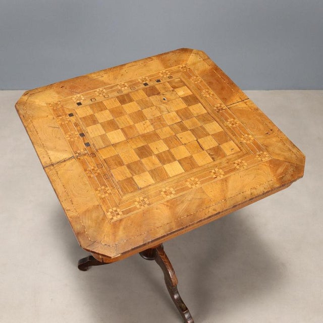 Walnut and Mahogany Coffee Table For Sale - Image 3 of 10