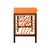 Not Yet Made - Made To Order Swirl Writing Desk - Orange For Sale - Image 5 of 8