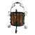 Early 20th Century Decorative Wrought Iron & Copper Bucket For Sale