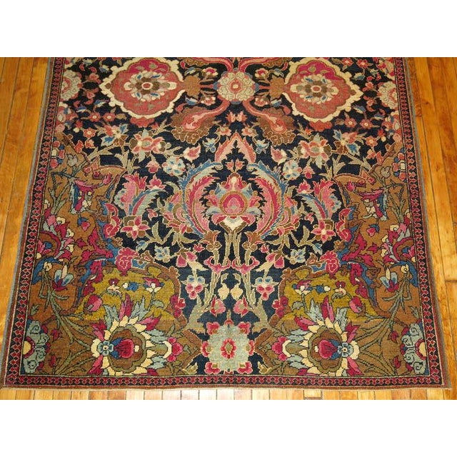 Antique Persian Isfahan Rug - 4'9" x 6'9" For Sale - Image 10 of 12