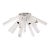 Mid Century Modernist Murano Glass Ceiling Light Fixture For Sale