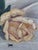Textile Antique Original Flower Oil Painting, Signed Yellow Roses Still Life Art For Sale - Image 7 of 16