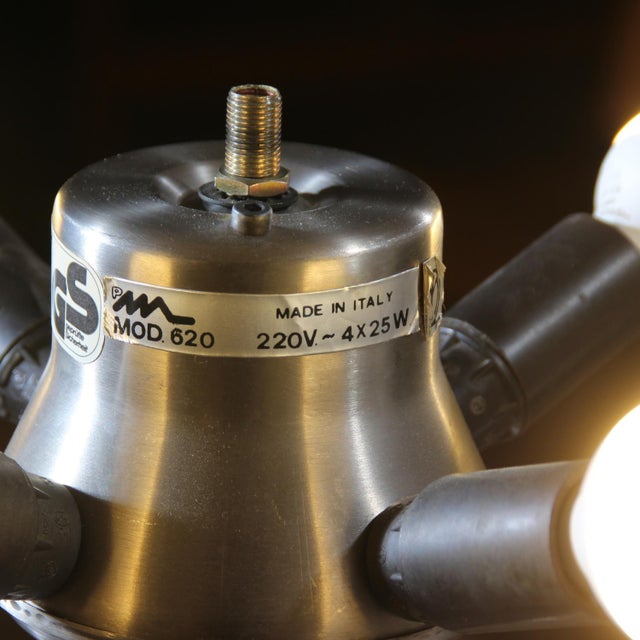 Pipistrello 620 Lamp with Acrylic Glass by Gae Aulenti for Martinelli Luce, Italy, 1965 For Sale - Image 12 of 18