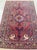 Red Antique Hand-Knotted Turkish Rug, Wool, Floral Design, 1940, Turkey For Sale - Image 8 of 17