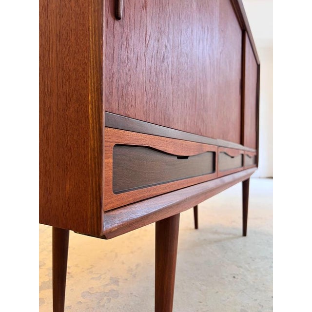 High Sideboard in Teak, Denmark, 1960s For Sale - Image 3 of 11