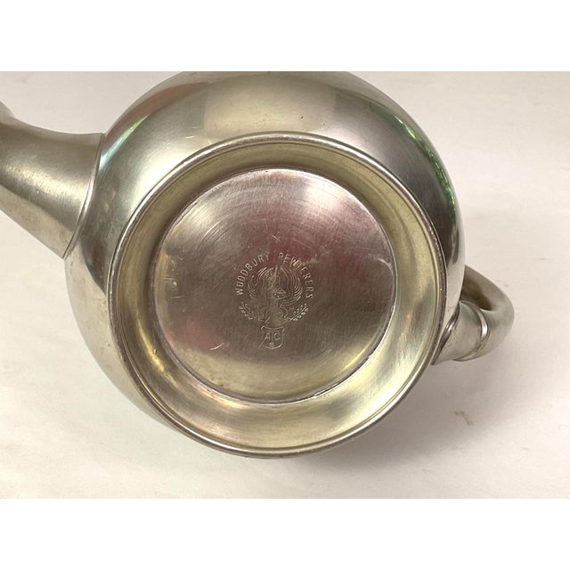 Vintage, Woodbury pewter teapot Woodbury Pewterers founded in 1952 in Woodbury, Connecticut, a family owned business The...