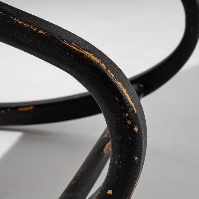 1960s Upholstered Bentwood Rocking Chair by TON For Sale In Greensboro - Image 6 of 13