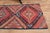 Red 1970s Vintage Handmade Wool Cotton Red Runner Rug For Sale - Image 8 of 11
