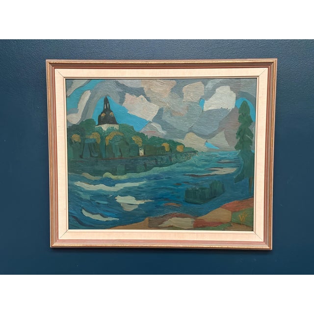 Sven Westman, Filipstad, 1960s, Oil on Panel, Framed For Sale - Image 15 of 18
