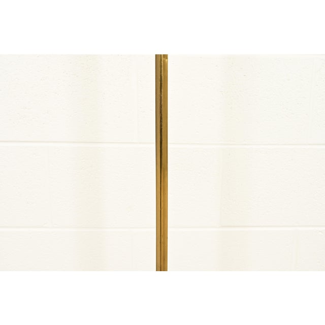 Antique Art Nouveau Brass Bridge Arm Floor Lamp For Sale In South Bend - Image 6 of 11