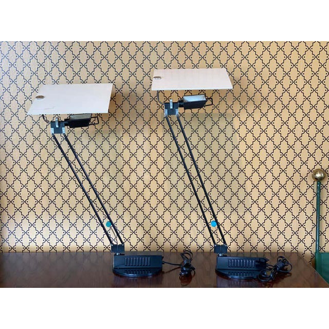 Adjustable Postmodern Lamps by Sacha Ketoff, 1985 - a Pair For Sale In Austin - Image 6 of 13