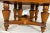 Large Vintage Oak Dining Table with Leaves For Sale - Image 4 of 13