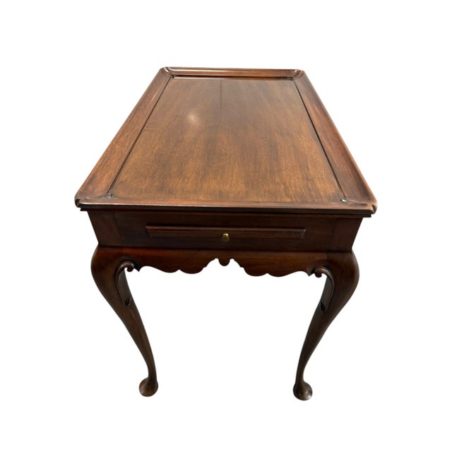 Quick Hits: Virginia Galleries Henkel Harris mahogany tea table with pull-out extensions Beautifully crafted in rich...