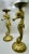 1960s Seahorse Candle Stands in Gold Tone Solid Aluminum For Sale - Image 4 of 7
