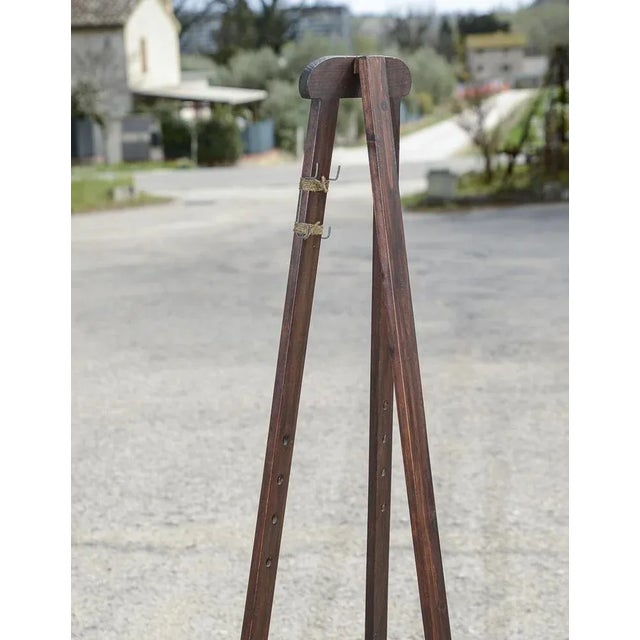 Italian Painters Easel in Wood, 1920s For Sale - Image 3 of 9