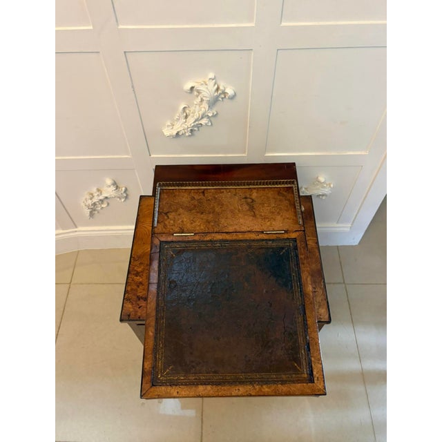 Antique George III Pollard Oak Davenport Desk with Slide and Turn Top, 1780s For Sale - Image 14 of 16