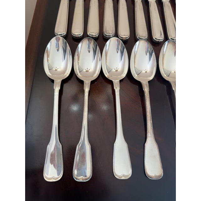 800 Silver Cutlery Set, Italy, 1980s, Set of 36 For Sale - Image 3 of 13