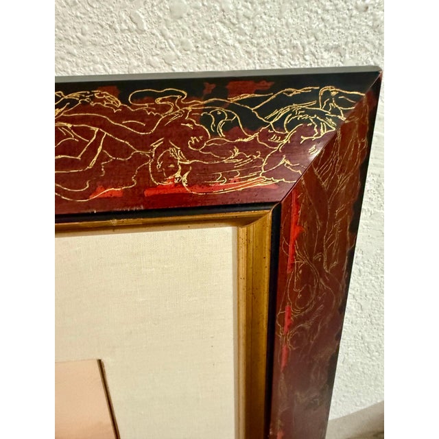 Urbain Huchet, Large Post Impressionist Fauvist Art French Oil Painting Dancer Urbain Huchet, c.1998 For Sale - Image 15 of 15