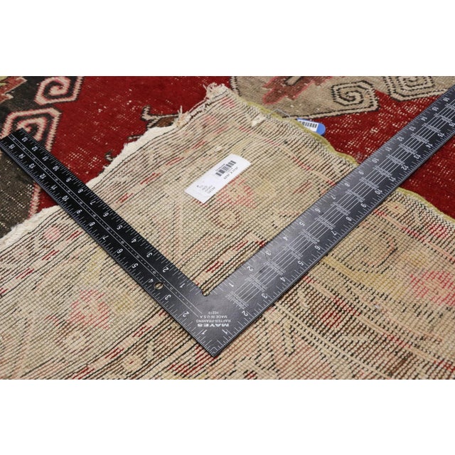 Mid 20th Century Vintage Turkish Oushak Rug Runner - 03'07 X 11'07 For Sale - Image 5 of 8