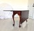 Late 20th Century Late 20th Century Queen Ann, Drop Leaf Table in Solid Mahogany Wood by Banks Coldstone Co. For Sale - Image 5 of 13