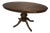 Vintage Oval Table with Inlaid Wood, 1962 For Sale