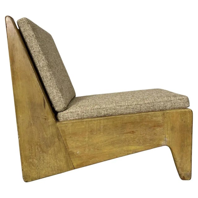 Architectural Modernist Lounge Chair For Sale - Image 13 of 13