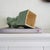 Ceramic Nude Female Sculpture on Plinth With Sage Green Glaze For Sale - Image 18 of 18