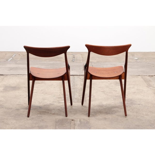 Model 71 Dining Chairs by Arne Hovmand Olsen for Mogens Kold, 1960s, Set of 4 For Sale - Image 15 of 18
