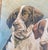 20th Century American Oil on Wood Panel Painting of Two Pointer Hunting Dogs For Sale In New York - Image 6 of 11