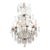 Exceptional Early 20th C. Louis XV Silvered Bronze & Crystal Chandelier For Sale