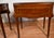 Weiman 1920 Antique Pair of Columbia Regency Style Mahogany Pembroke Side / End Tables For Sale - Image 4 of 18