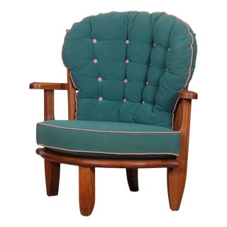 Vintage Lounge Chair by Guillerme and Chambron for Votre Maison, 1960 For Sale