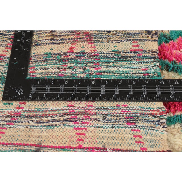 Textile Vintage Azilal Moroccan Rug, 02'03 X 06'05 For Sale - Image 7 of 10
