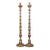 Late 20th Century Carved Wood and Gilded Floor Lamps - a Pair For Sale