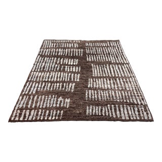 6ft × 8ft 5in Restoration Hardware Esma Hand Knotted Wool Area Rug For Sale