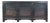 3 Door Black Farmer's Sideboard For Sale