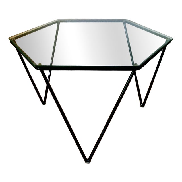 Coffee Table in Wrought Iron and Glass, Italy, 1960 For Sale