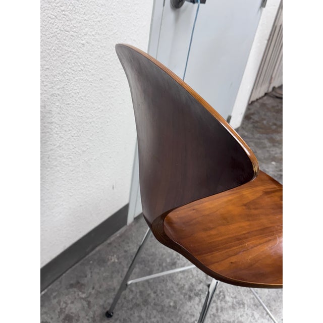 2010s Cherner Chair Company Walnut Counter Stool For Sale - Image 5 of 12