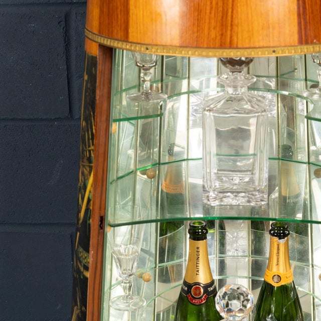 Vintage Italian Illuminating Bar Cabinet by Aldo Tura, 1960 For Sale - Image 10 of 18
